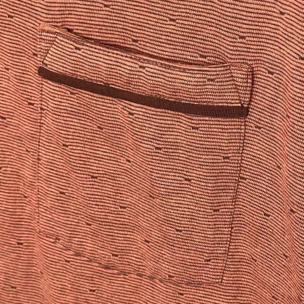 PrAna Ryann Short Sleeve Polo Brown Cloves Organic Cotton Blend Size XL - Picture 6 of 8